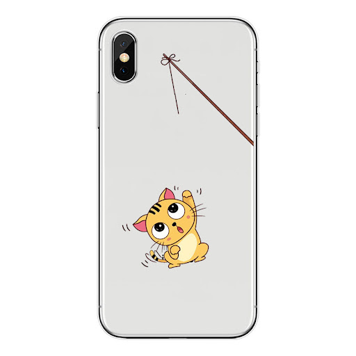 Title 1, Creative Cartoon Transparent Printing Mobile Ph...