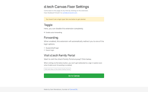 d.tech Canvas Login Fixer