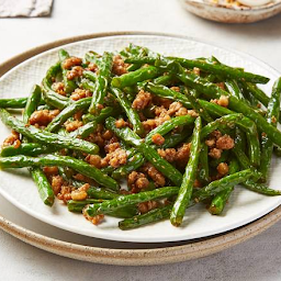 Green Bean with Minced Pork & Dried Shrimp