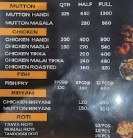 Chacha Mutton menu 1
