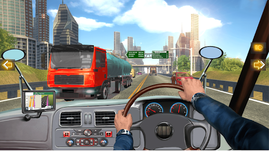 In Truck Highway Rush Racing Free Offline Games 1.1 APK + Mod (Free purchase) for Android