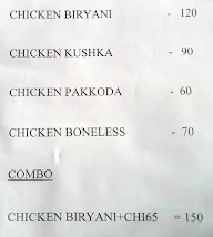 Haathim Rawther Briyani menu 1