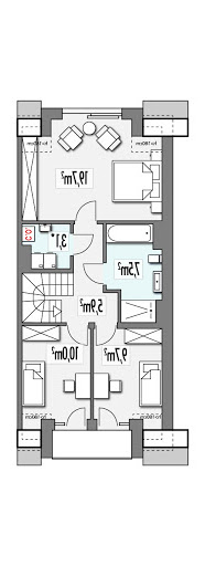 Diana 2 segment lewy - Rzut poddasza