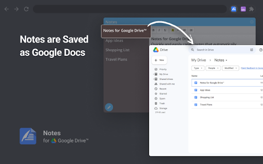 Notes: Keep Sticky Thoughts in Google Drive