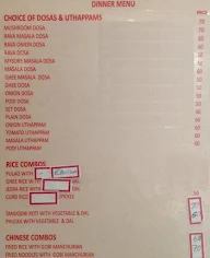 Skandas Veg Restaurant menu 3