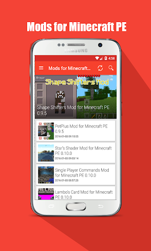 Mods for Minecraft PE