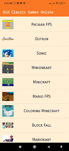 Screenshot Old Classic Games