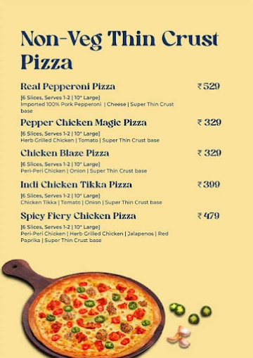 Leancrust Pizza - Thincrust Experts menu 