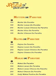 Jassi De Parathe menu 4