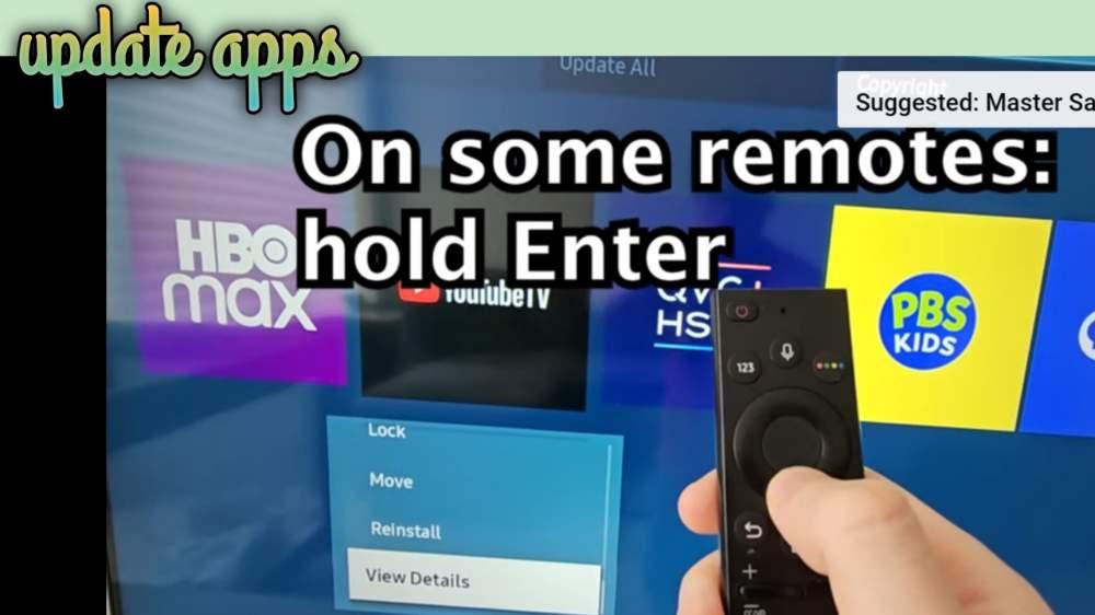 How Do I Update The Apps On My Samsung TV step 2