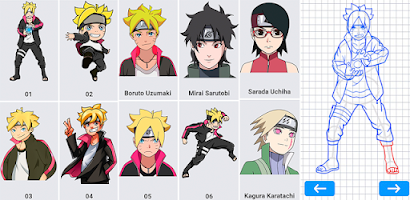 How to Draw Naruto Characters APK pour Android Télécharger