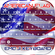 American Flag Emoji Keyboard  Icon