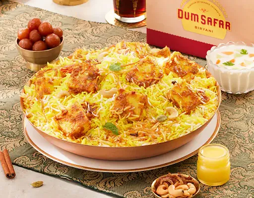 Overload Paneer Tikka Dum Biryani (Serves 4-5)