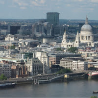 Vista dal London Eye di 