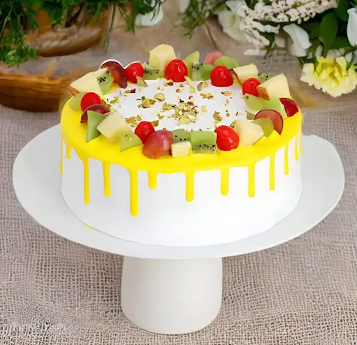 Eggless Mixed Fruit Cake