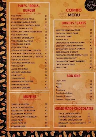 Chef Bakers menu 2