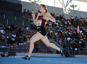 Justine Palframan in the women's 200m semi final during day 2 of the South African Universities Championships at Cape Town Athletics Stadium on April 29, 2017 in Cape Town. File photo.