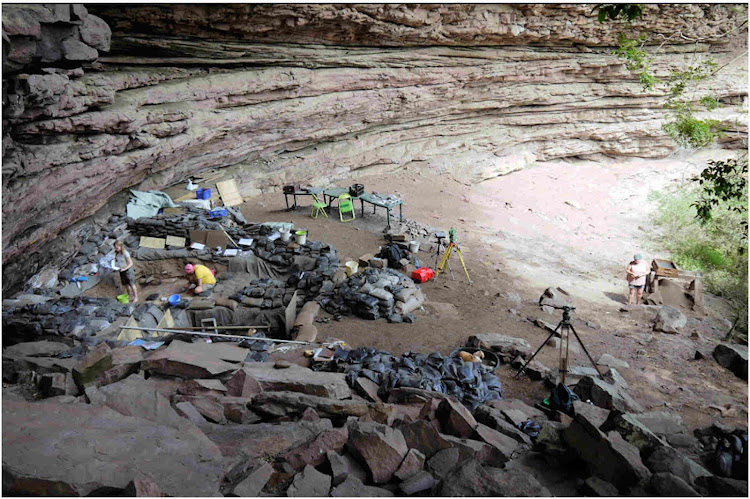 The archaeological site at Sibudu, KwaZulu-Natal.