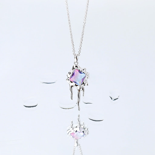 Title 2, Womens Special-Shaped Sterling Silver Lava Nec...