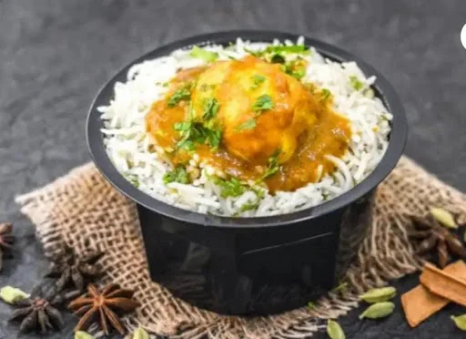 Small Egg Curry Rice Bowl @Rs 99