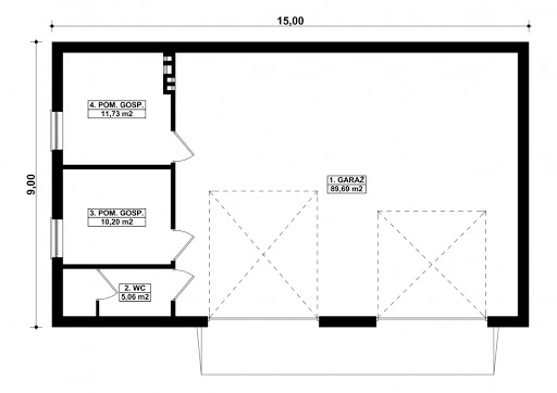 G111 - Rzut parteru