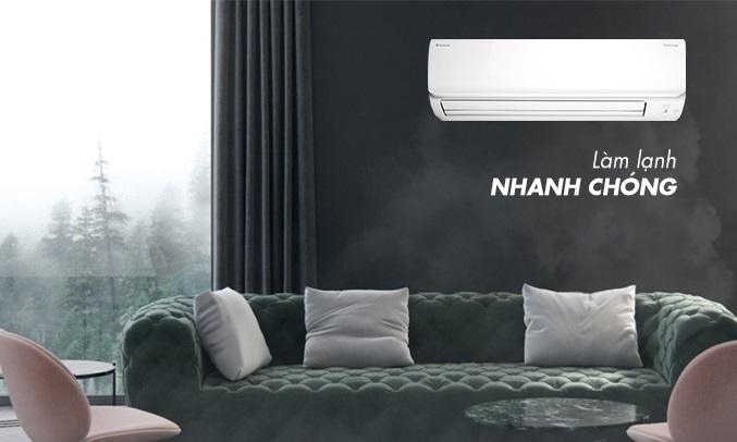 Máy lạnh Daikin Inverter 1 HP FTHF25RAVMV - Làm lạnh nhanh