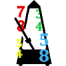 Programmable metronome icon