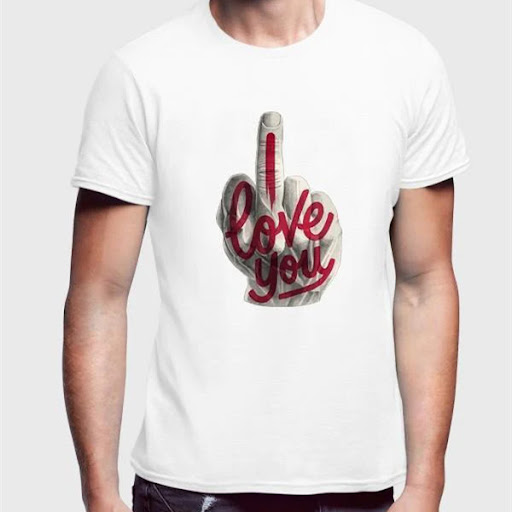 Title 1, Mens Fashion Simple Print Short-sleeved Tops f...