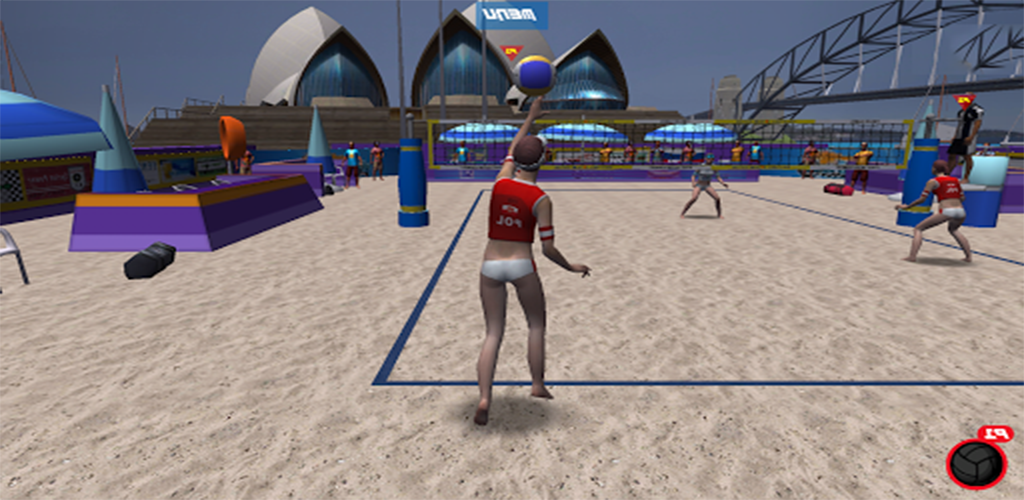 Volley Pro. Игра волейбол от первого лица. 1x games.