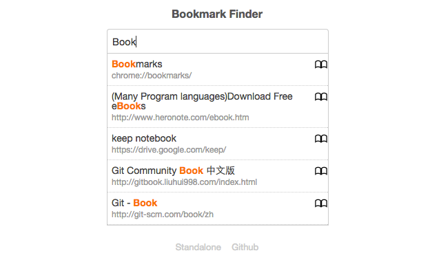 Bookmark Finder Preview image 2