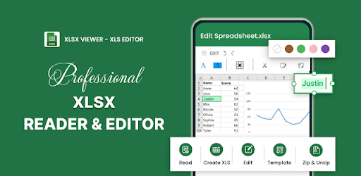 XLSX Viewer - XLS Editor