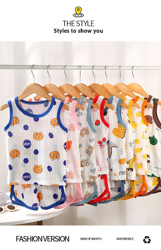 Title 7, Childrens New Casual Vest Suit, Summer Cotton....