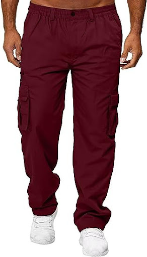 Title 4, Multi Pocket Loose Straight Leg Workwear Pants....