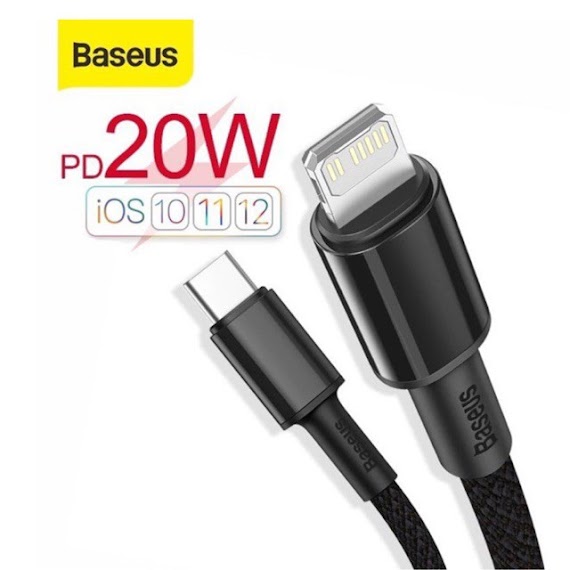 Cáp Sạc Baseus Type - C To Lightning Hỗ Trợ Sạc Nhanh Pd 20W Dành Cho Iphone/Ipad Dài 100Cm