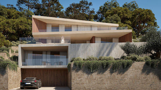 Luxury property for sale in Benissa (Spain) - Modern hillside villa with garage