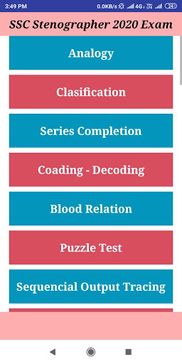 SSC Stenographer Exam  2019 - 2020