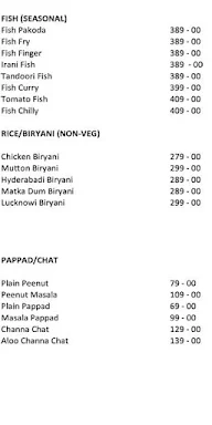 7 Days Restaurant menu 6