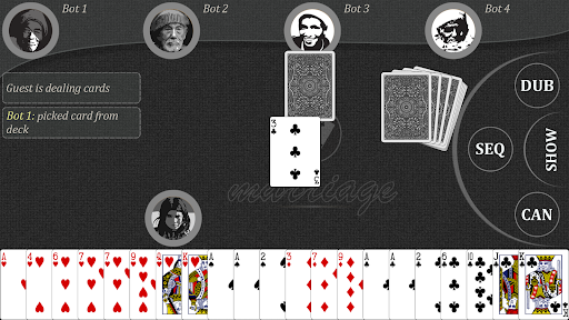 Screenshot Marriage Card Game