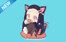 Demon Slayer Nezuko Chibi Wallpaper HD small promo image