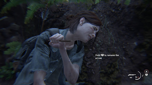 Removing arrows in The Last of Us Part II