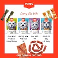 Bánh Que Thưởng Snack Cho Chó Dạng Đặc Biệt Bịch Wanpy 100Gr Vị Ngẫu Nhiên - Yonapetshop