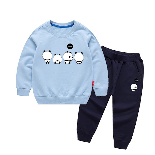 Title 6, Cotton baby two-piece set for men and women, co...