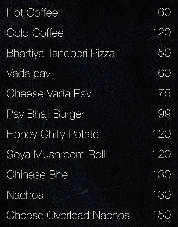 Arbab Cafe menu 