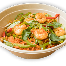 Spicy Shrimp & Noodles Stir Fry