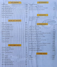 Bikkgane Biryani menu 2