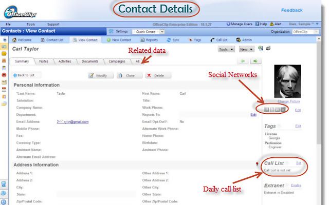 Screenshot of OfficeClip