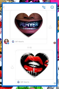 GIF Hearts for Messenger ♥ screenshot 11