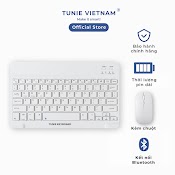 Bàn Phím Bluetooth Không Dây Kèm Chuột Dùng Cho Điện Thoại, Máy Tính Bảng, Laptop