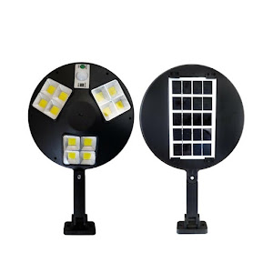 Set 4 x Lampa solara 12 LED COB cu telecomanda