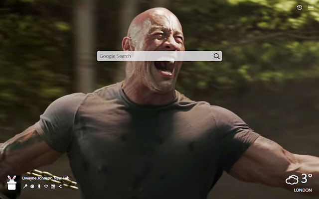 Dwayne Johnson New Tab, Wallpapers HD